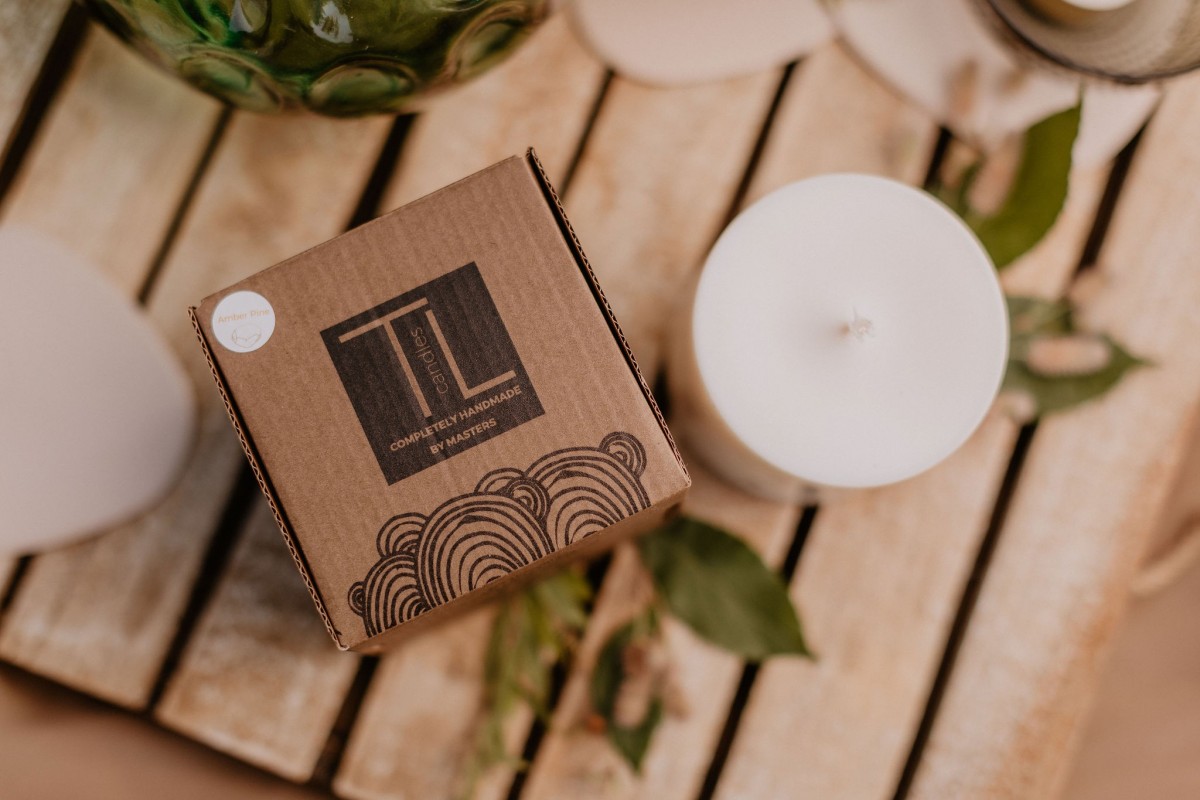 TL Candles Natural soy wax candles soy wax pillar candles botanical candles handmade candles scented candles pine candle