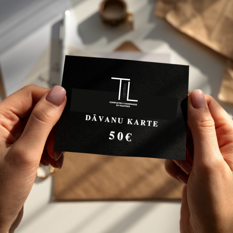 TL Candles dāvanu karte  TL Candles Gift card