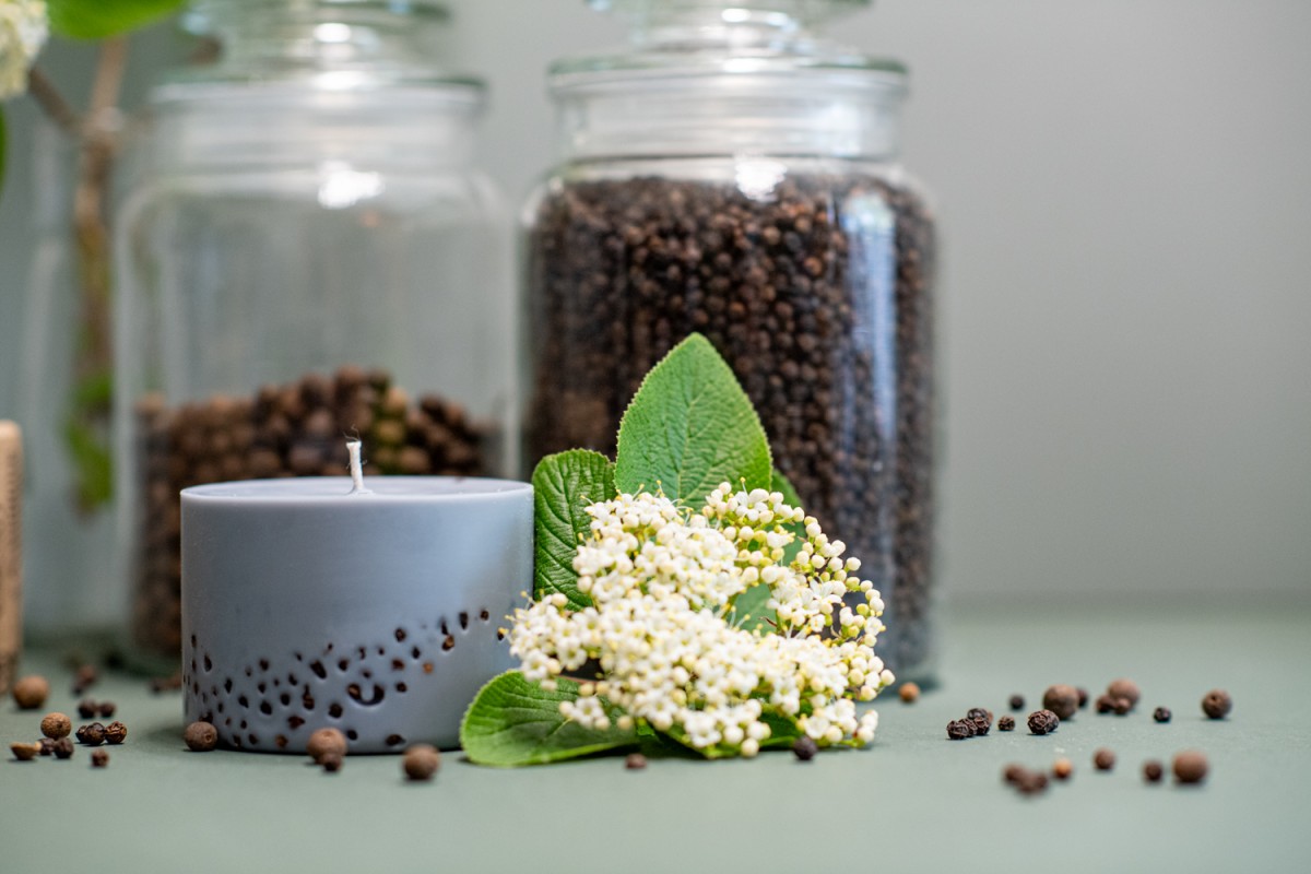 Sojas vaska svece ar Pačūlijas aromātu