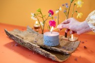 TL Candles Natural soy wax candles soy wax pillar candles botanical candles handmade candles scented candles patchouli candle