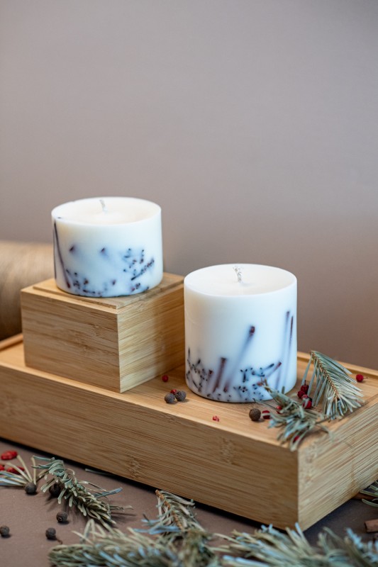 TL Candles Natural soy wax candles soy wax pillar candles botanical candles handmade candles scented candles cinnamon candle