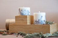 TL Candles Natural soy wax candles soy wax pillar candles botanical candles handmade candles scented candles cinnamon candle