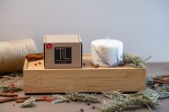TL Candles Natural soy wax candles soy wax pillar candles botanical candles handmade candles scented candles Christmas candle