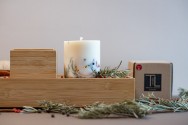 TL Candles Natural soy wax candles soy wax pillar candles botanical candles handmade candles scented candles Christmas candle