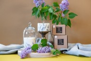 TL Candles Natural soy wax candles soy wax pillar candles botanical candles handmade candles scented candles lavender candle