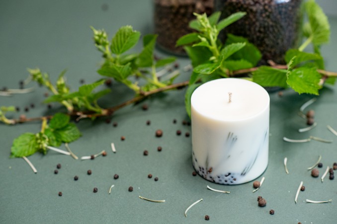 TL Candles Natural soy wax candles soy wax pillar candles botanical candles handmade candles scented candles juniper candle