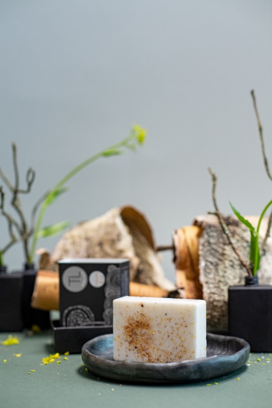 TL Candles Aromatherapy Goat milk soap Pine essential oil Amber stones Handmade soap Natural soap Artisan soap Bath and body