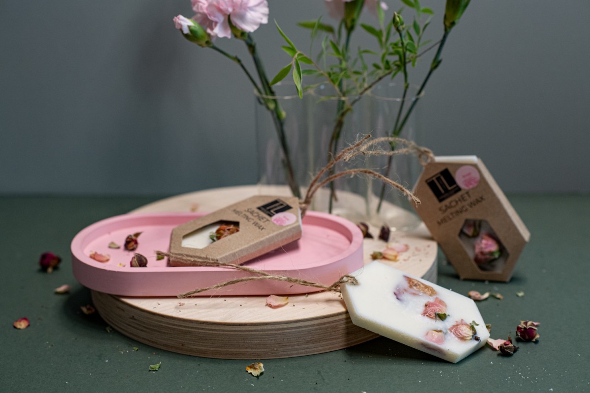 Aromatic Wax Set – "Rose - Honey" (3 pcs)