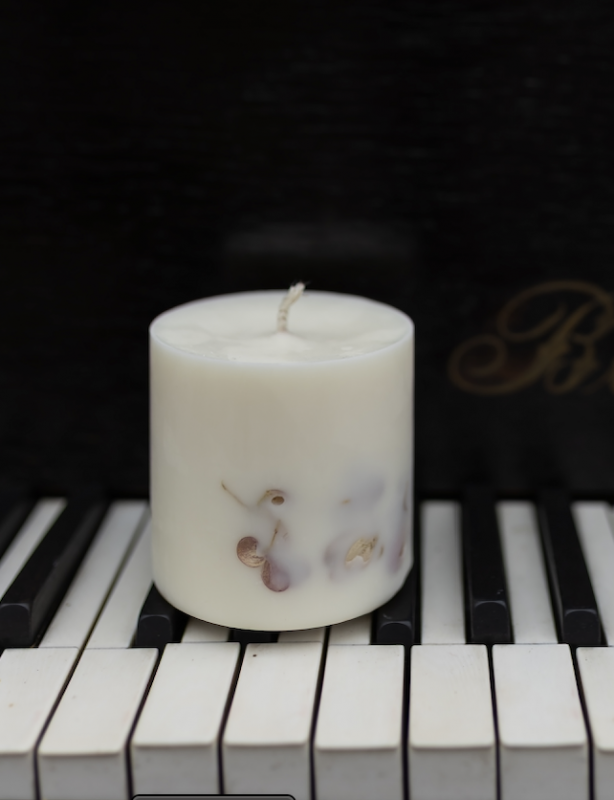 sojas vaska svece TLCandles Melnā orhideja