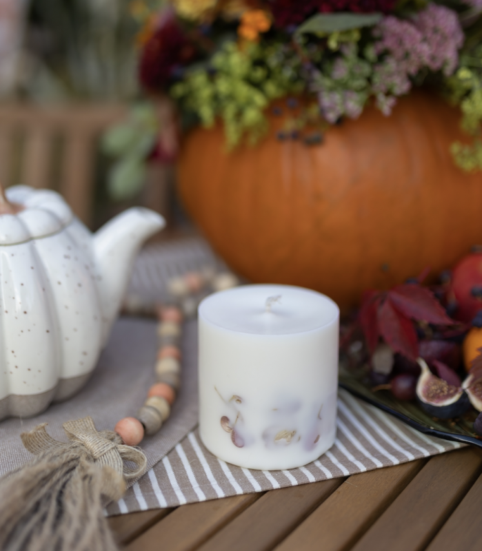 sojas vaska svece TLCandles Melnā orhideja