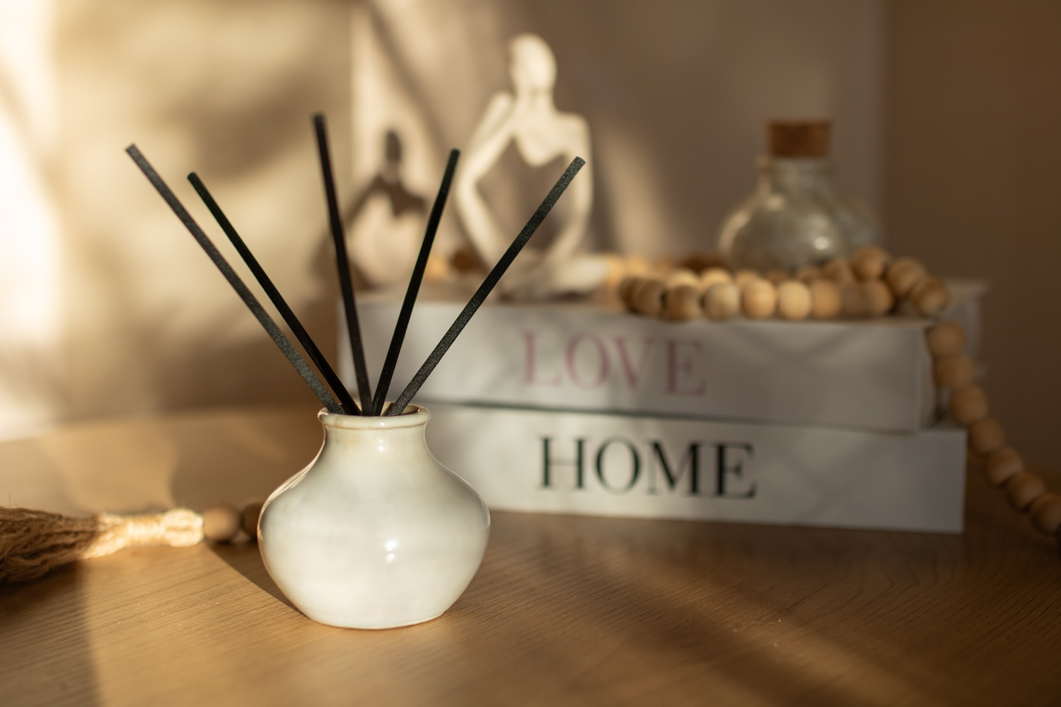 TL Candles home fragrances in ceramic vases