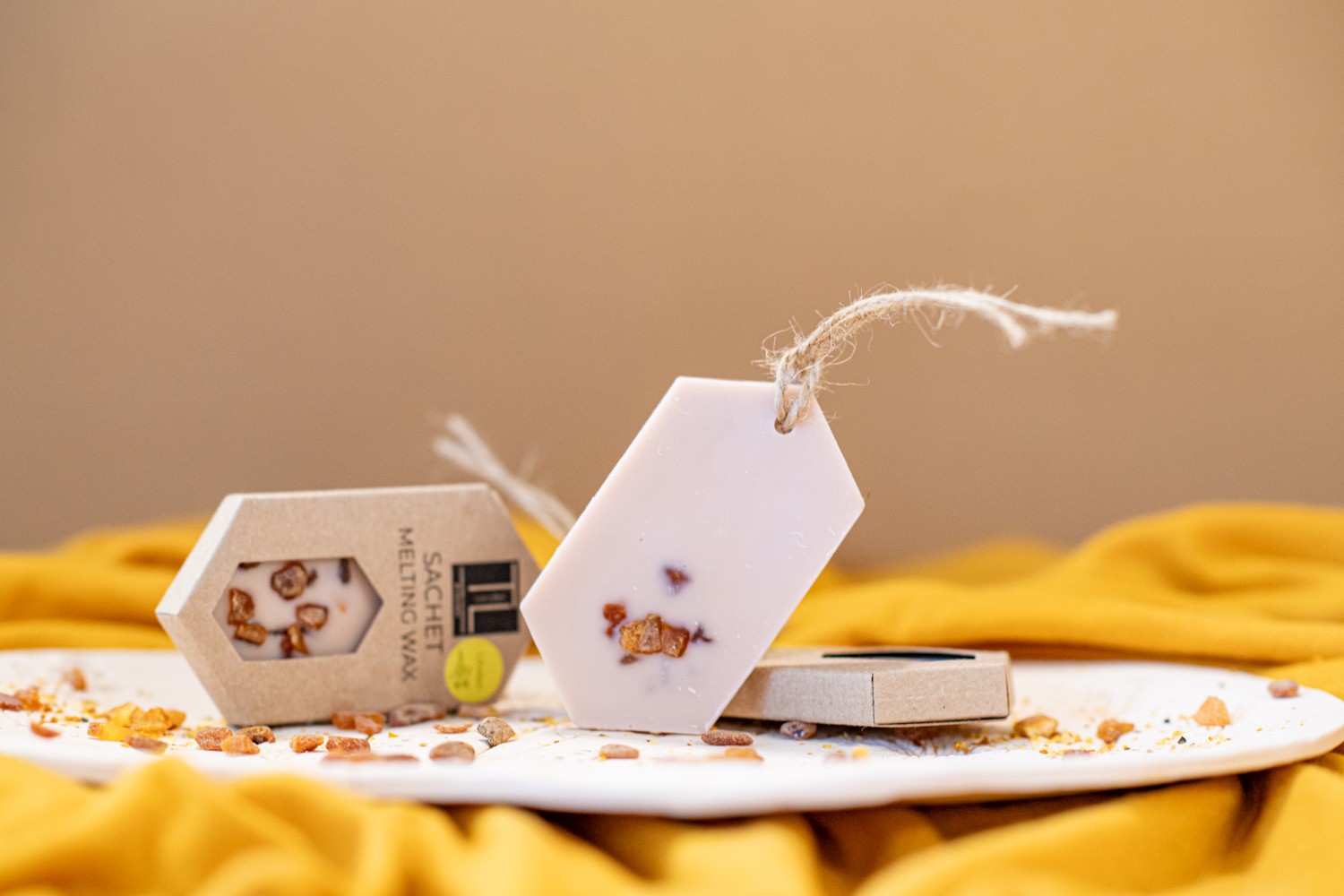 TL Candles Lindenflower Honey Sachet for car, drawer and closet